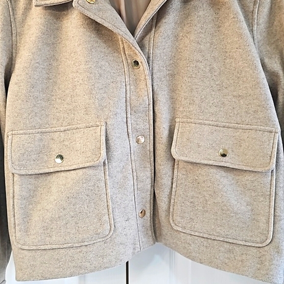 NWT Cavalini Original Jacket w Removable Hood, Snap Closures, XL. Camel - Picture 3 of 11